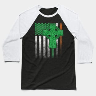 Irish American Flag Ireland Flag ST PATRICKS DAY Baseball T-Shirt